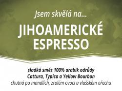 JIHOAMERICKÉ ESPRESSO 100% ARABICA - 1000g