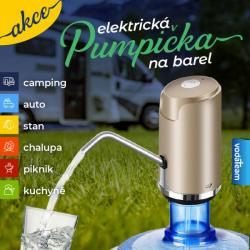 Elektrická nabíjecí pumpa FONTÁNKA 12Z na vodu pro 11l a 18,9l barely